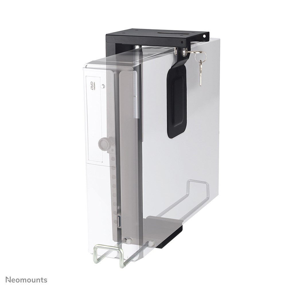 Neomounts CPU-D075 - Mounting Kit - Lockable - Black - Under Desk