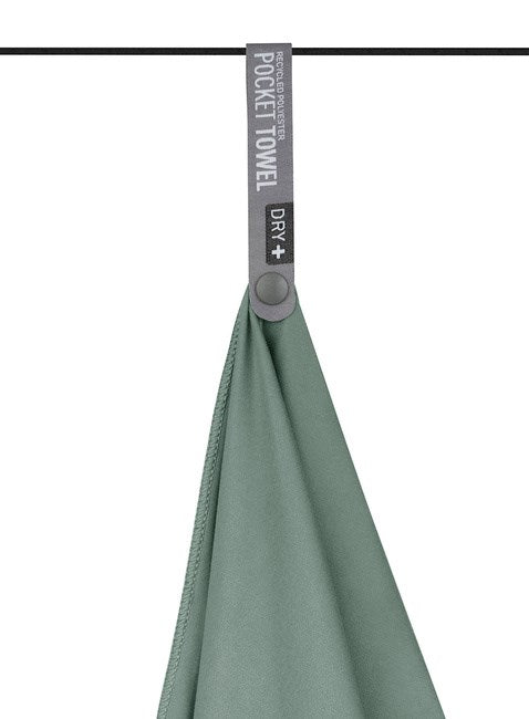 SEA TO SUMMIT Pocket Medium Sage Quick-Dry Towel, 320x270mm