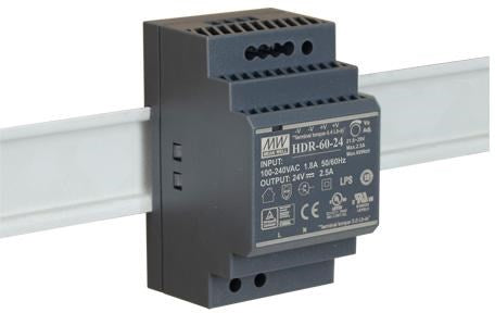 PULSAR Power Supply 24V 60W 26008 DIN Rail Mounted