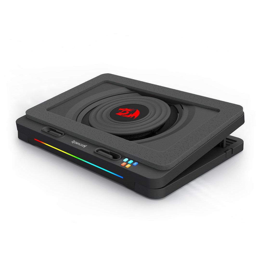 REDRAGON GCP512 WINDSEEKER laptop cooling pad 1800 RPM Black