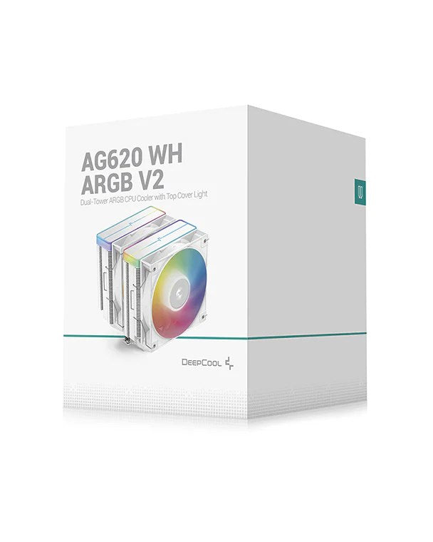 Deepcool K Cooler AG620 - White ARGB V2 (R-AG620-WHAMMN-GJD)