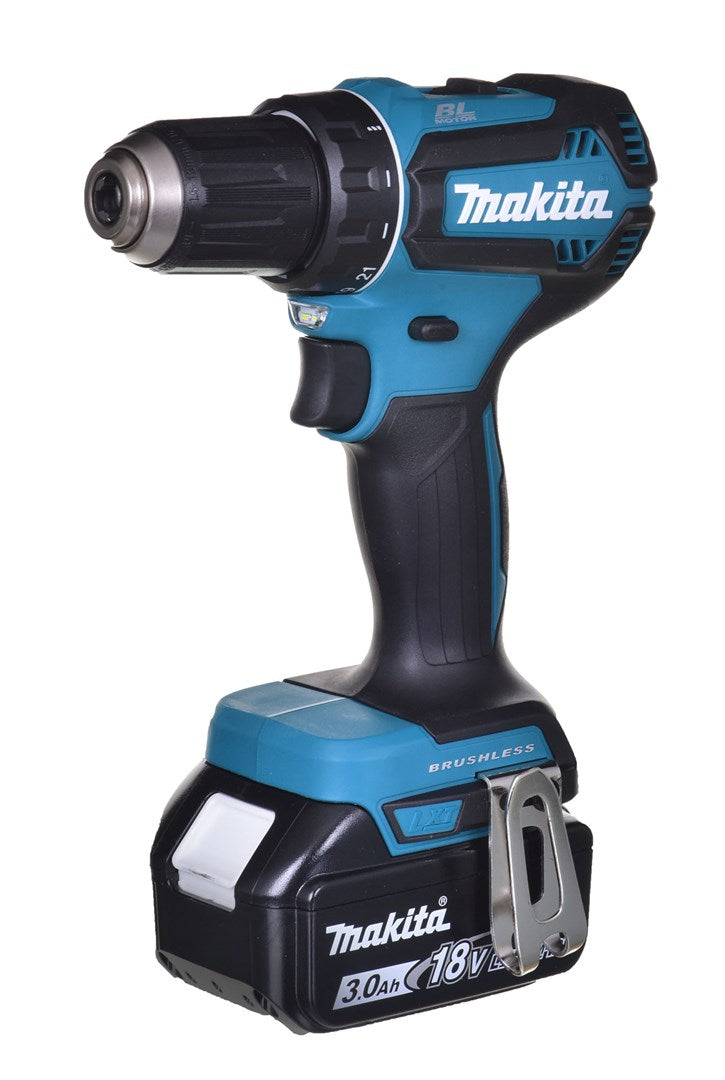 MAKITA DDF485RF3J Cordless Drill 18V with 3x 3Ah Batteries