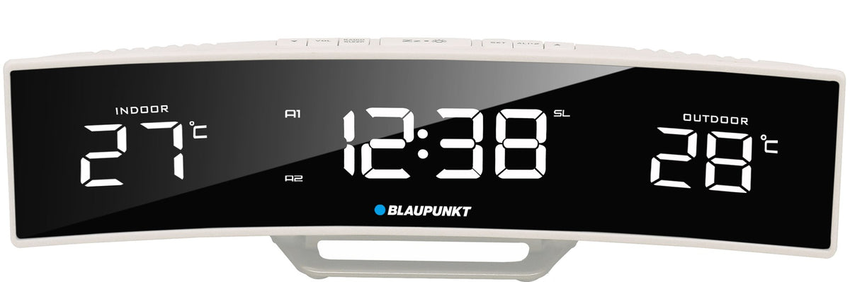 Blaupunkt CR12WH Digital Alarm Clock Black, White CR12WH