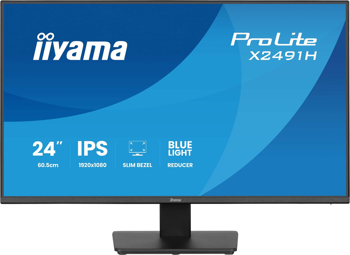 iiyama ProLite X2491H-B1 computer monitor 60.5 cm (23.8 ) 1920 x 1080 pixels Full HD LCD Black
