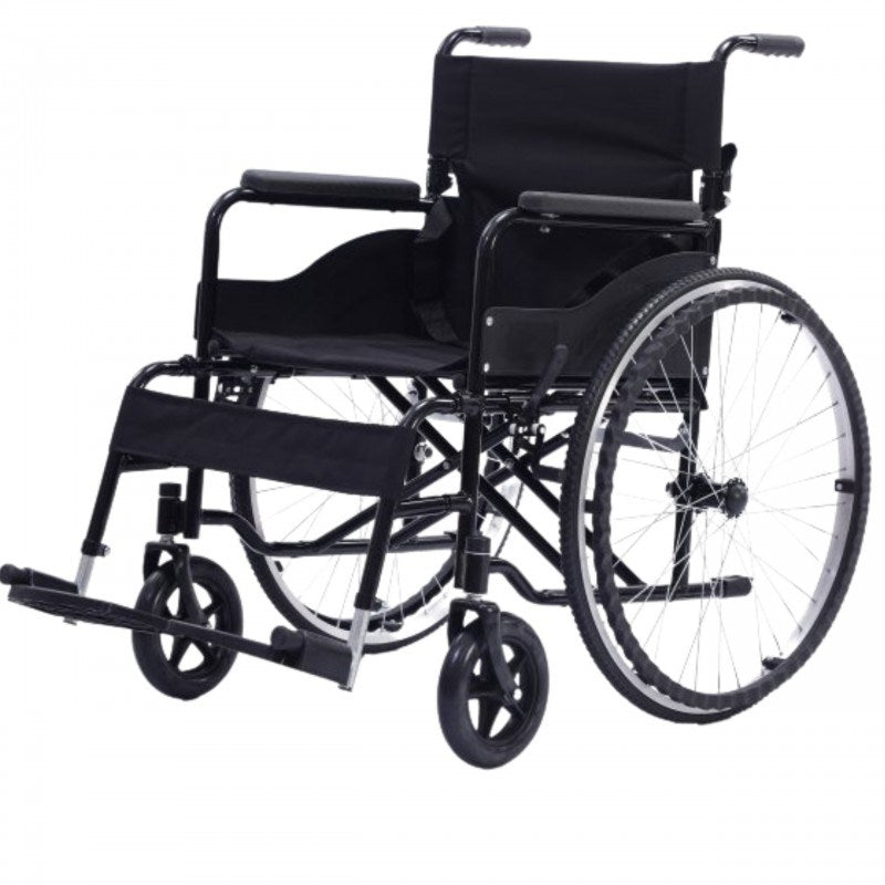 AT52322 Wheelchair Manual Steel for Mobility Assistance - Max Weight 100 kg