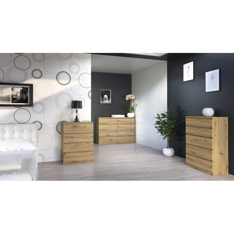 Topeshop Chest of Drawers M8 120 Artisan Oak