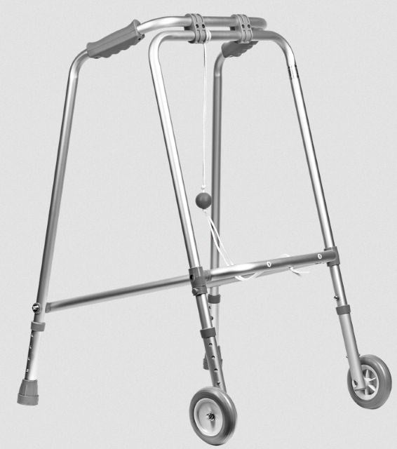 REHA FUND Rehabilitation Walker RF-100 - Aluminium Frame, 2084 g, 75-93 cm Height, 127 kg Max Load