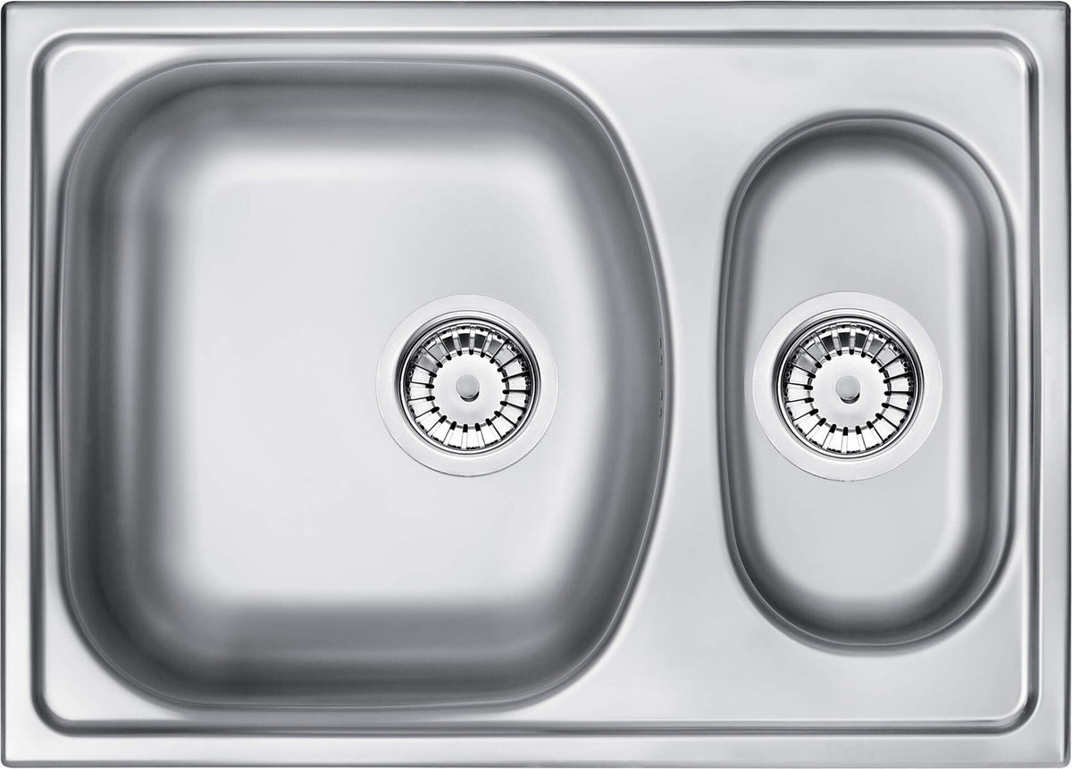 Deante 1.5-Bowl Steel Sink 182x478x650 mm ZEX 3503
