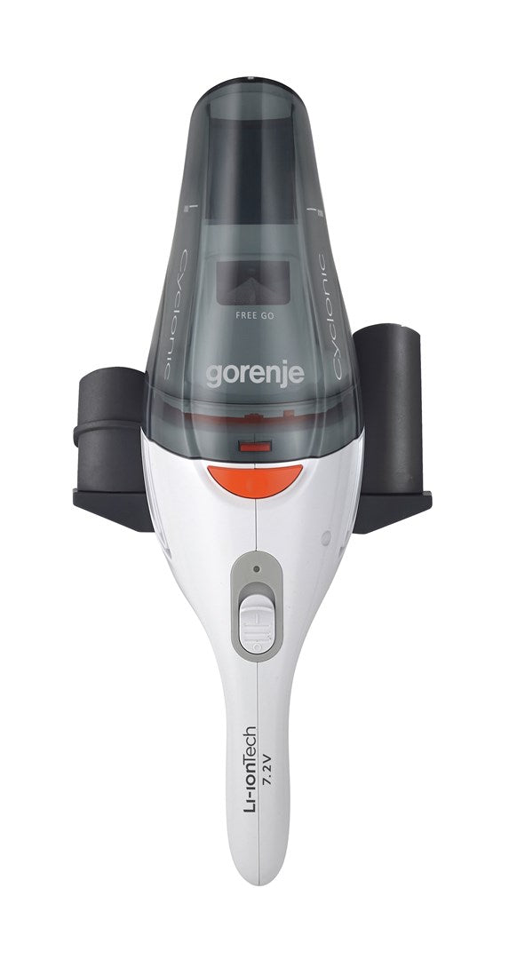 Gorenje MVC72FW handheld vacuum Black  White Bagless