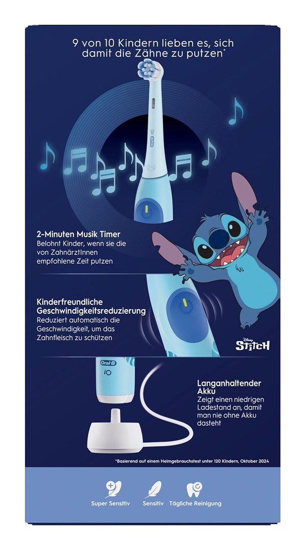 Oral-B iO Kids Stitch Child Rotating Toothbrush Blue
