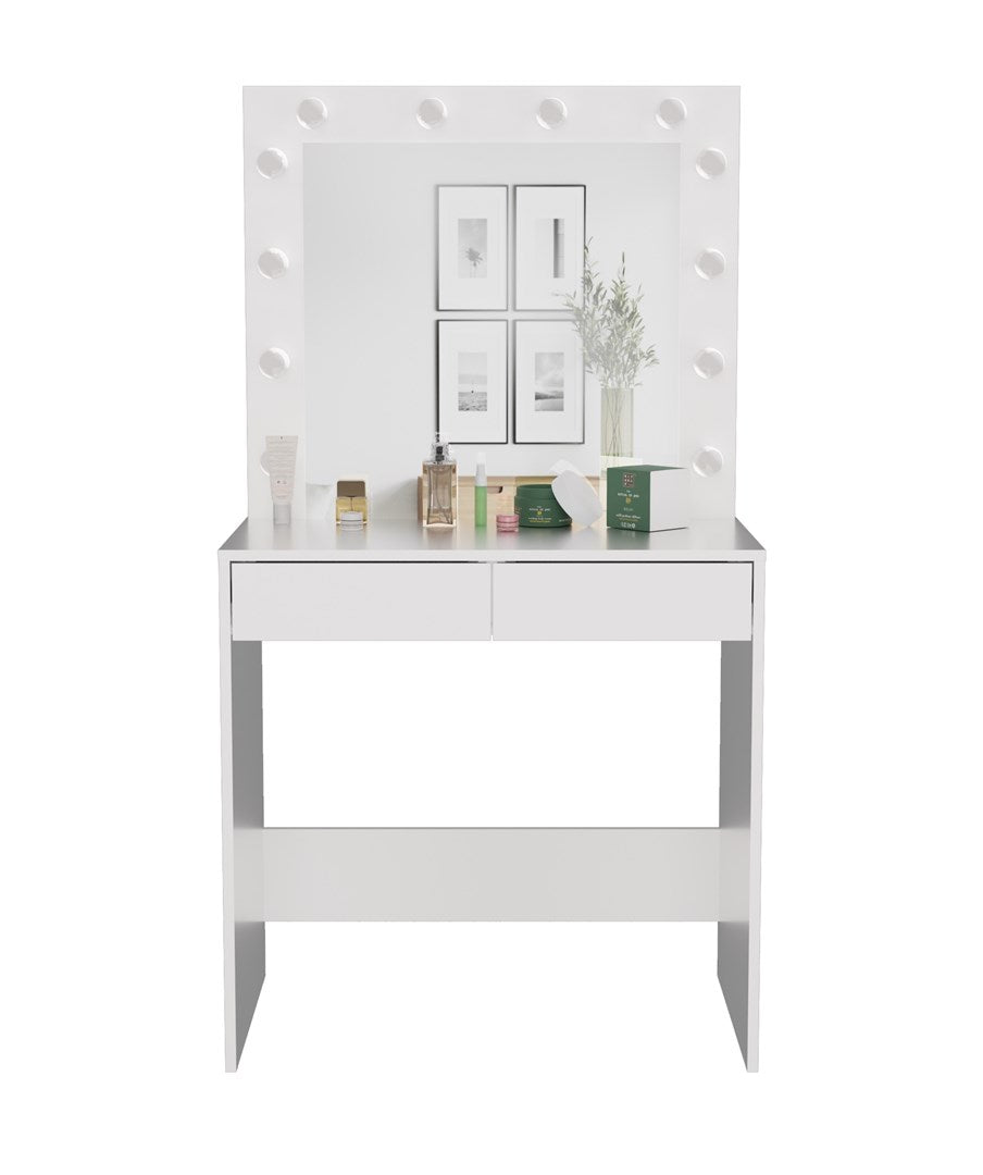 Topeshop Z.MARINA LUSTRO BIEL Vanity Set with Mirror White