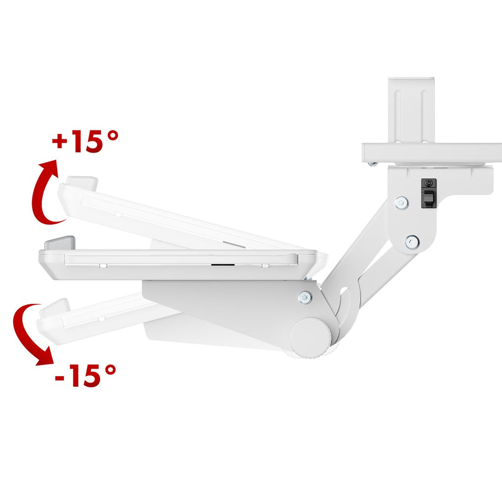 Maclean Under-Desk Keyboard Holder Adjustable 5 kg MC-156 W
