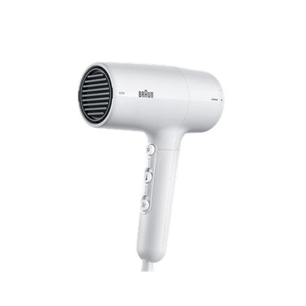 Braun HD 2.1 Hair Dryer - 2100 W - White - 1.95 m Cable - Slider Control (BRHD210E)