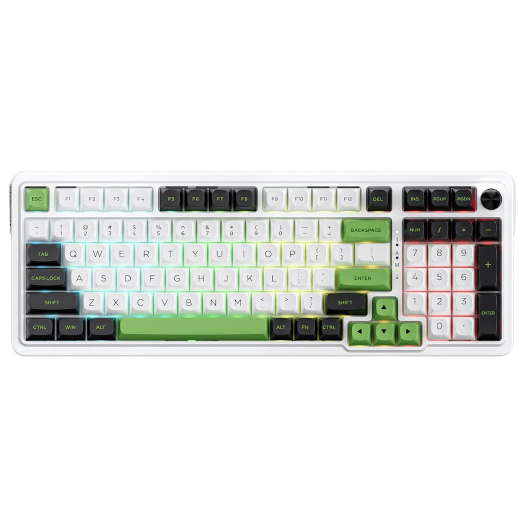 REDRAGON K686WBG-RGB-MAX Eisa Max keyboard USB + RF Wireless + Bluetooth White  Black