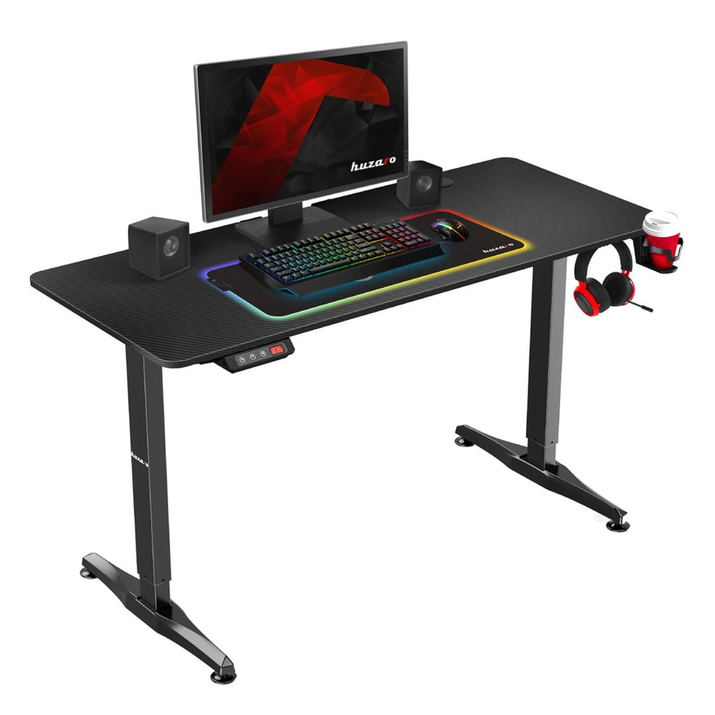 Huzaro Hero 8.5 Gaming Desk Black - Stylish Design