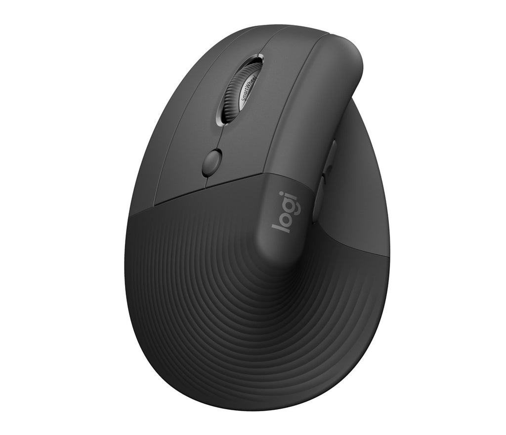 Office Optical Mouse 4000 DPI - Graphite, Left-hand, Wireless + Bluetooth, 10 m Range