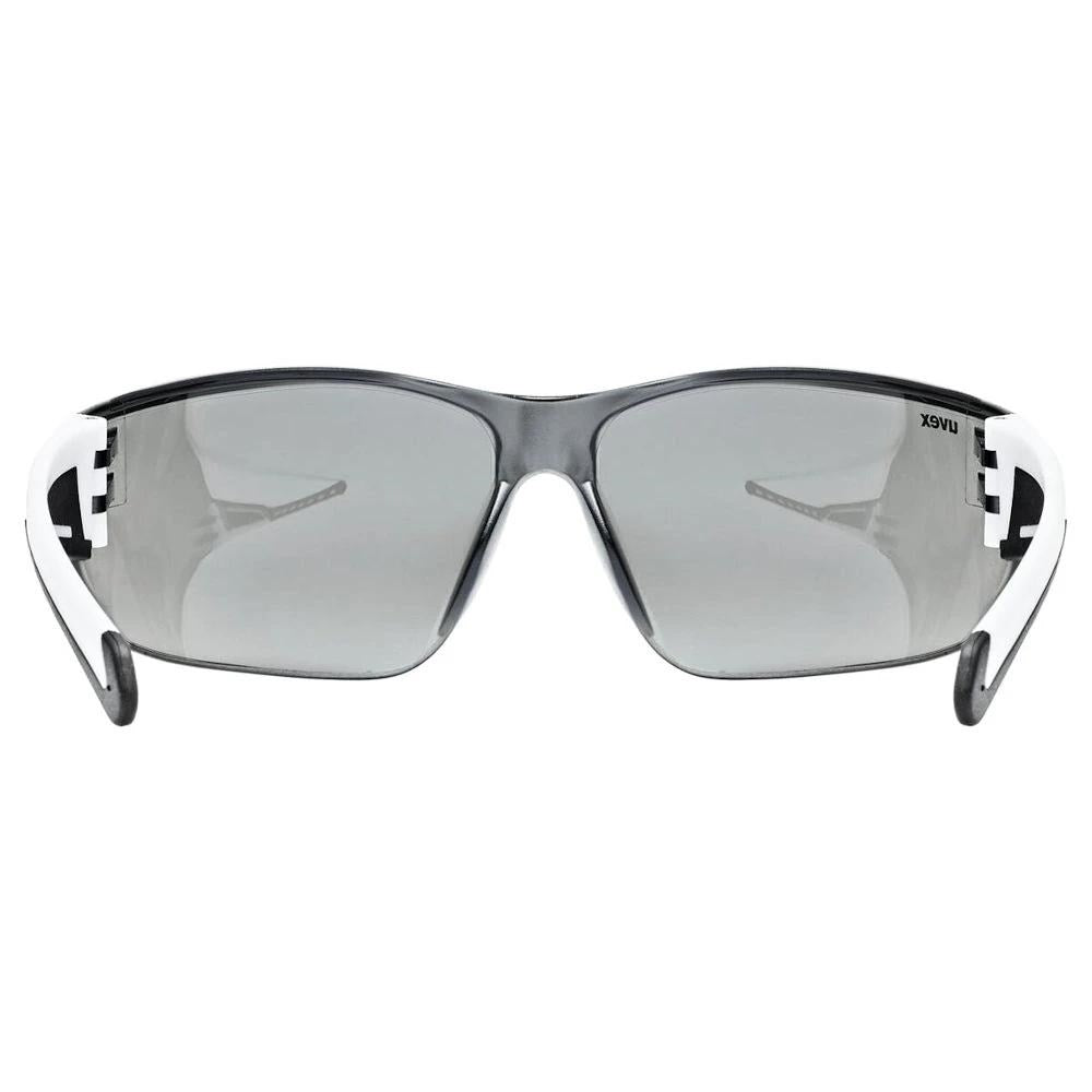 UVEX Equate cycling glasses White Matt/Mir.Silver