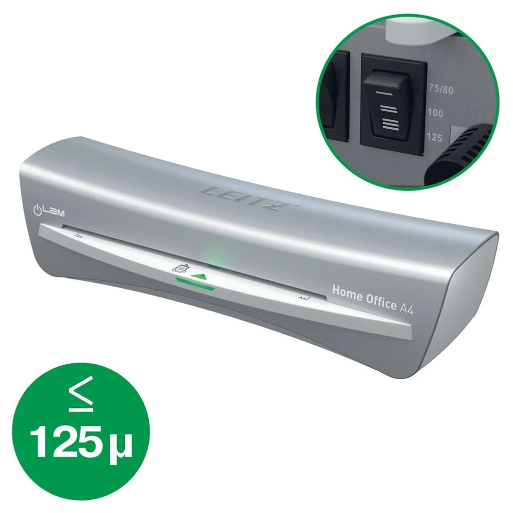 LEITZ A4 Laminator for Home Office, Grey, 73680089