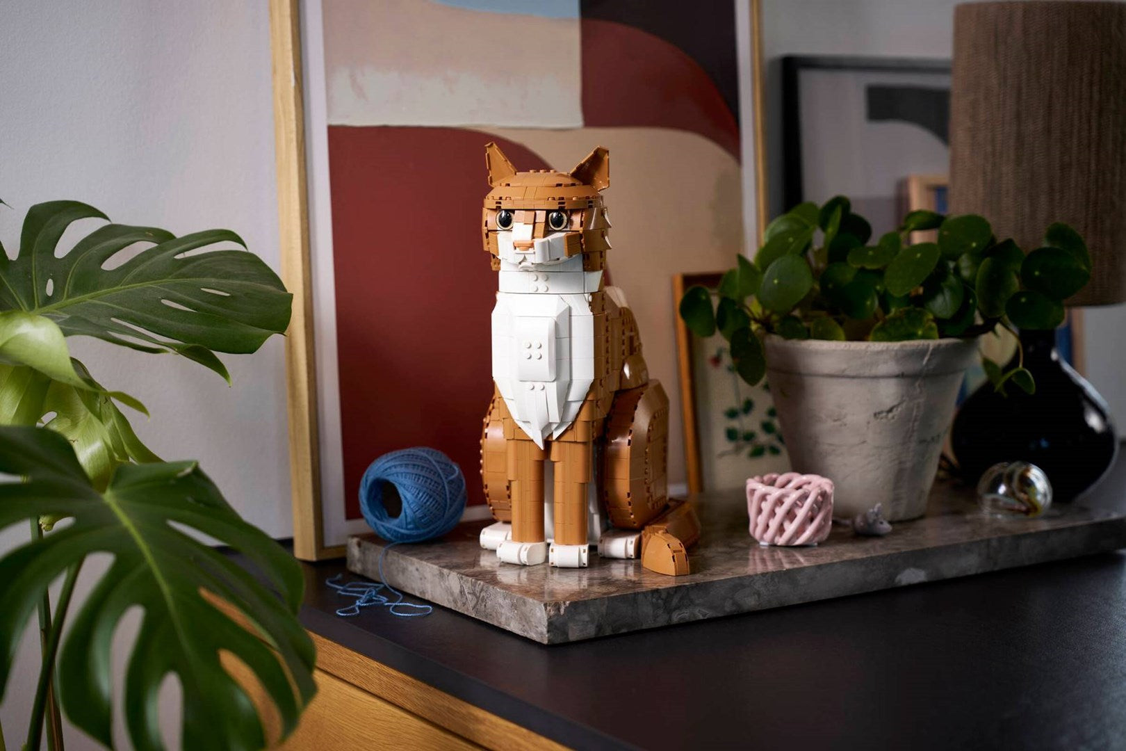 LEGO IDEAS 21376 Orange Cat Building Kit