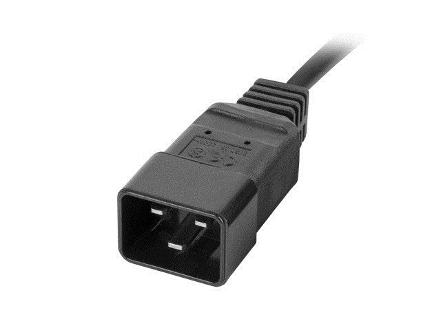 Lanberg PDU Steckdosenleiste 48,30cm (19") 1U 8x IEC C13 C20 2m schw. (PDU-08I-0200-C20-BK)