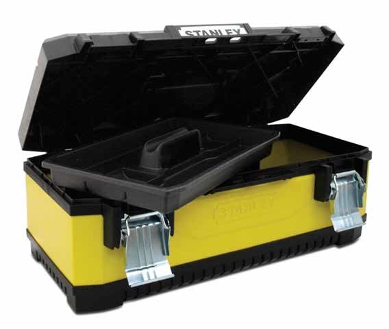 Stanley by Black & Decker 1-95-612 Werkzeugkasten unbestückt black, Gelb