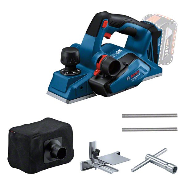 Bosch GHO 185-LI Planer Black Blue 14000 RPM