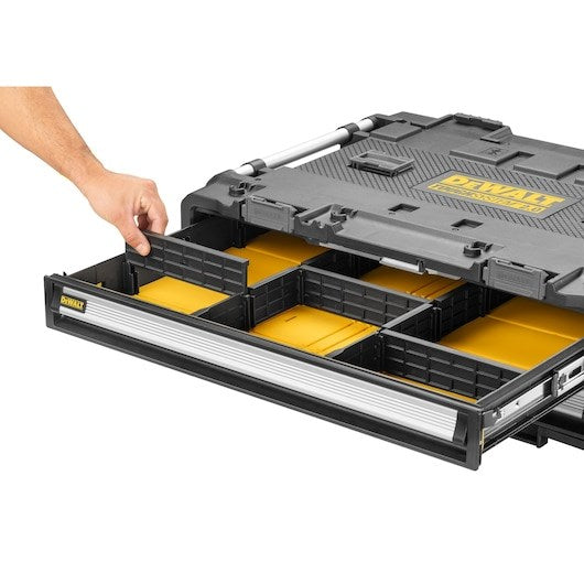 DeWALT DWST08520-1 ToughSystem 2.0 DXL Small Parts/Tool Box - Durable Storage Solution