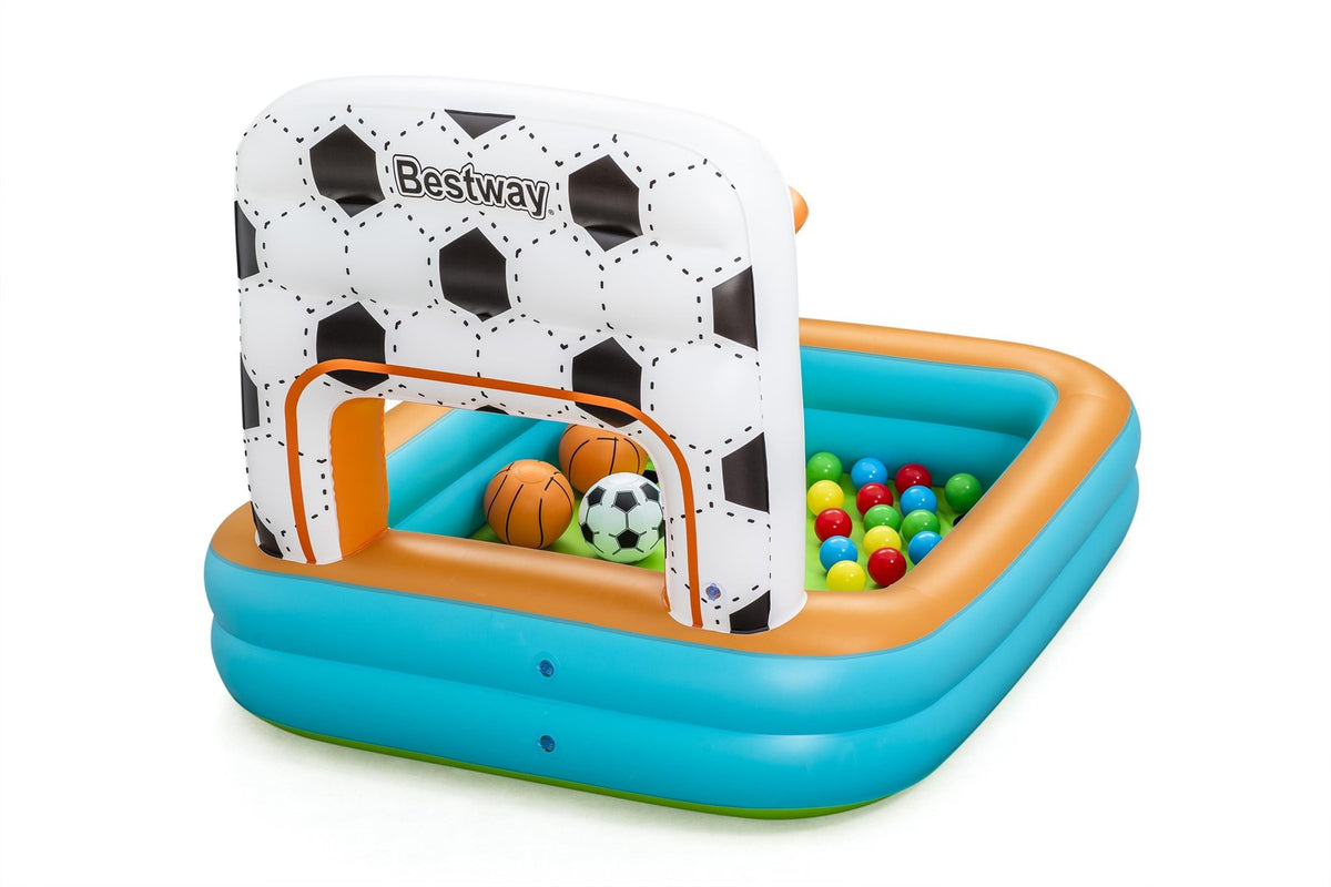 Bestway Kick ‘N Swish 3-in-1 Multi-Use Inflatable Ball Pit with 18 Play Balls