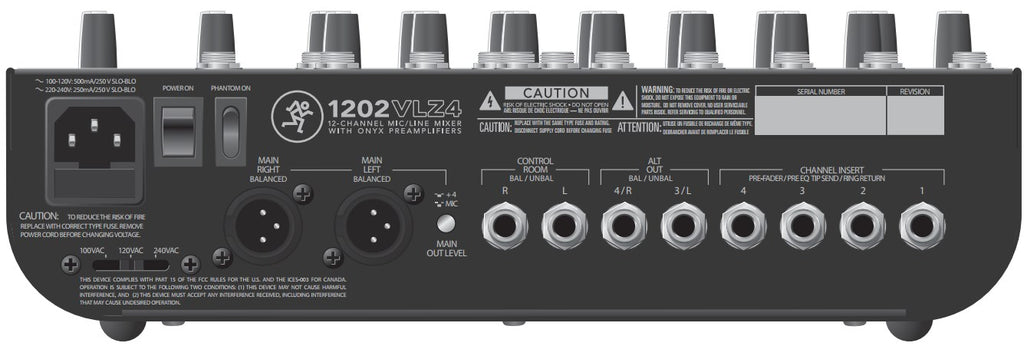 MACKIE Audio Mixer 12 Channels 4430 g 145 mm x 335 mm x 320 mm