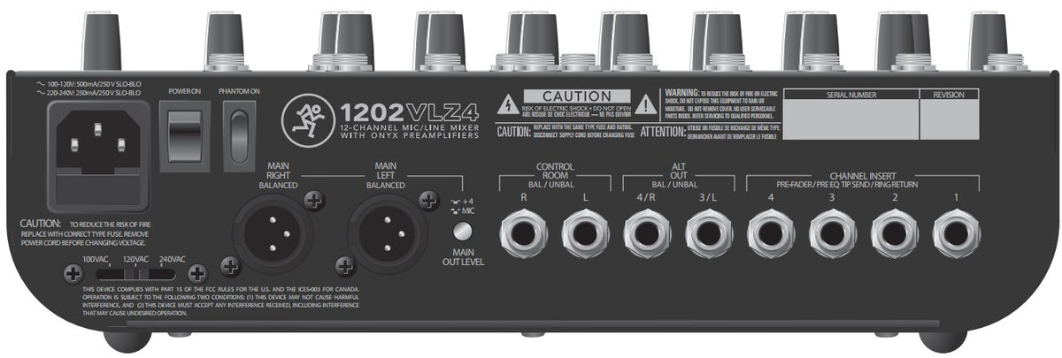 MACKIE Audio Mixer 12 Channels 4430 g 145 mm x 335 mm x 320 mm