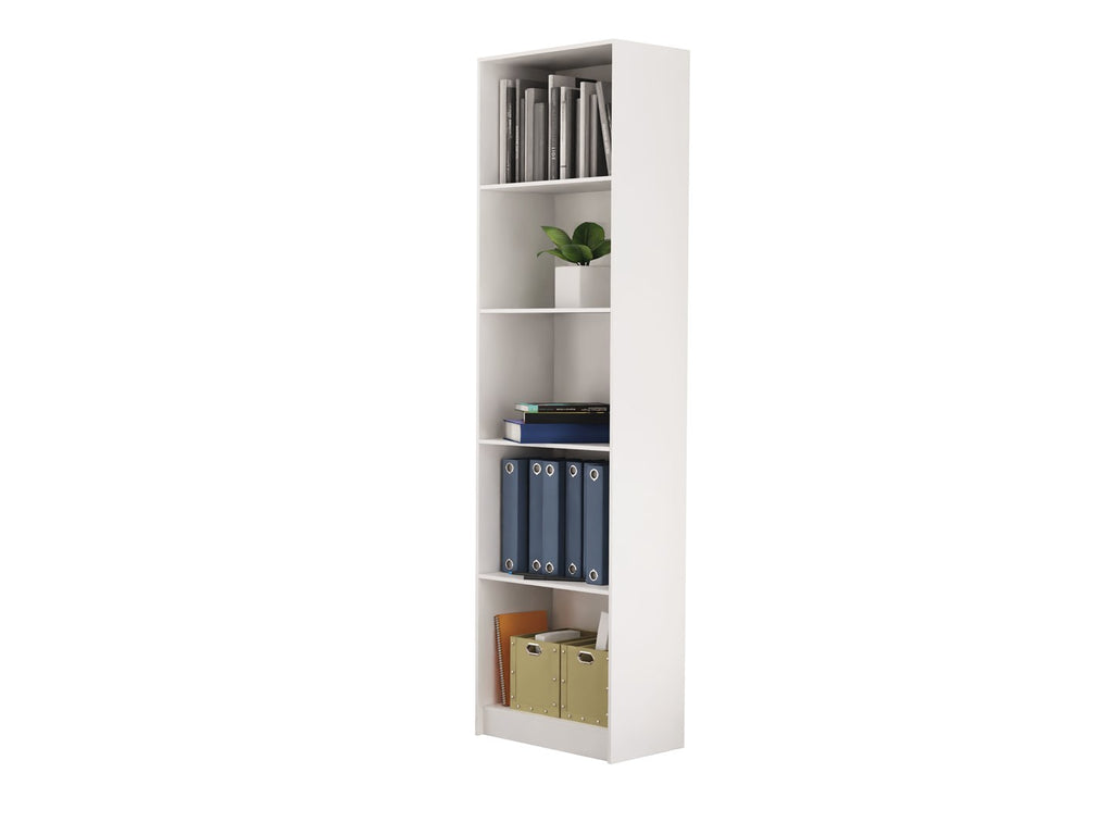 Topeshop R50 BIEL Office Bookcase 50x181.5 cm White