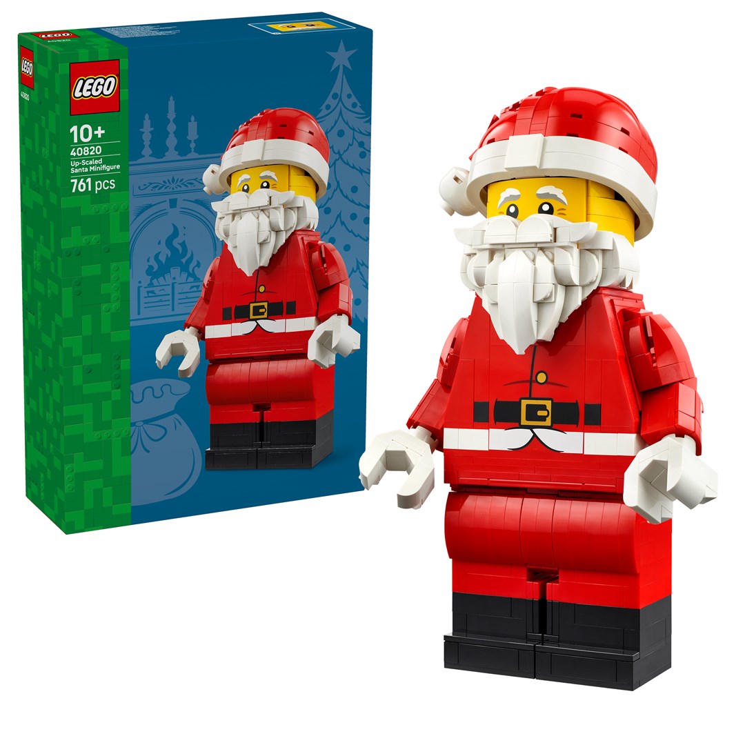 Lego Building Blocks LEGO Exclusive Powiększona minifigurka Świętego Mikołaja (40820)