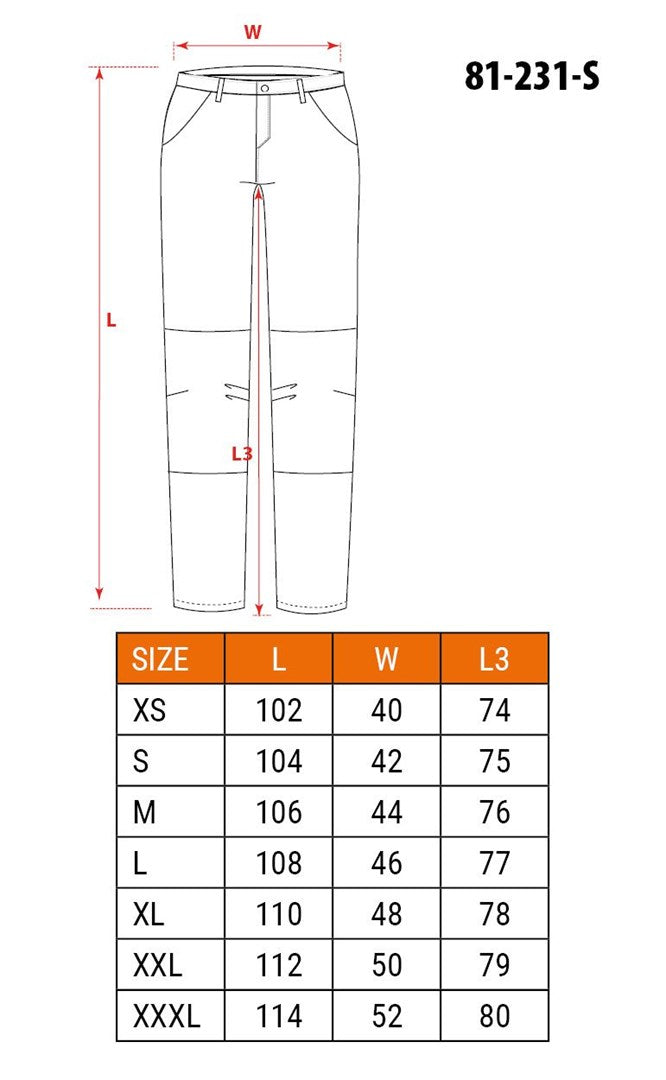 NEO TOOLS Protective Trousers 90% Polyamide S TOP-81-231-S