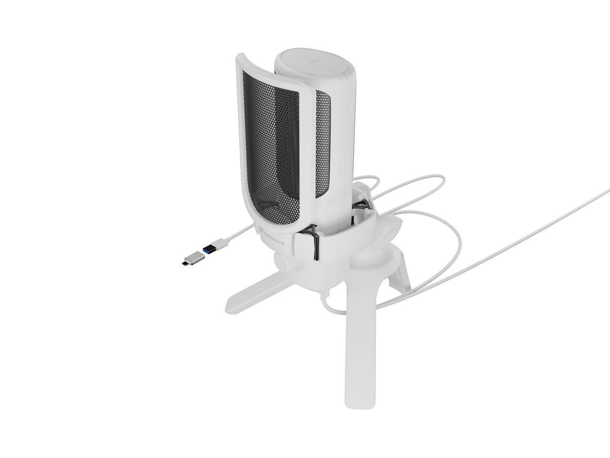 natec Gaming Microphone RADIUM 250 USB White (NGM-2353)