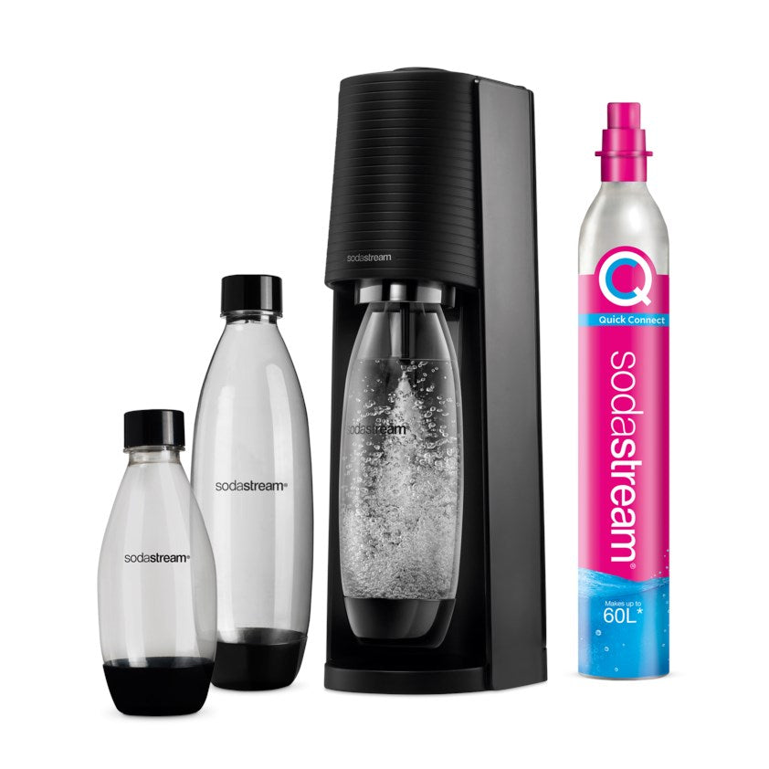 SodaStream Terra Nero Value Pack Metal  Plastic  Polyethylene terephthalate (PET) Black