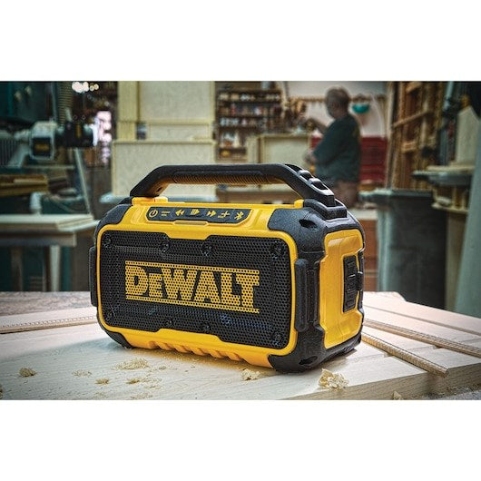 DeWalt DCR011 XJ Bluetooth Speaker Yellow/Black USB