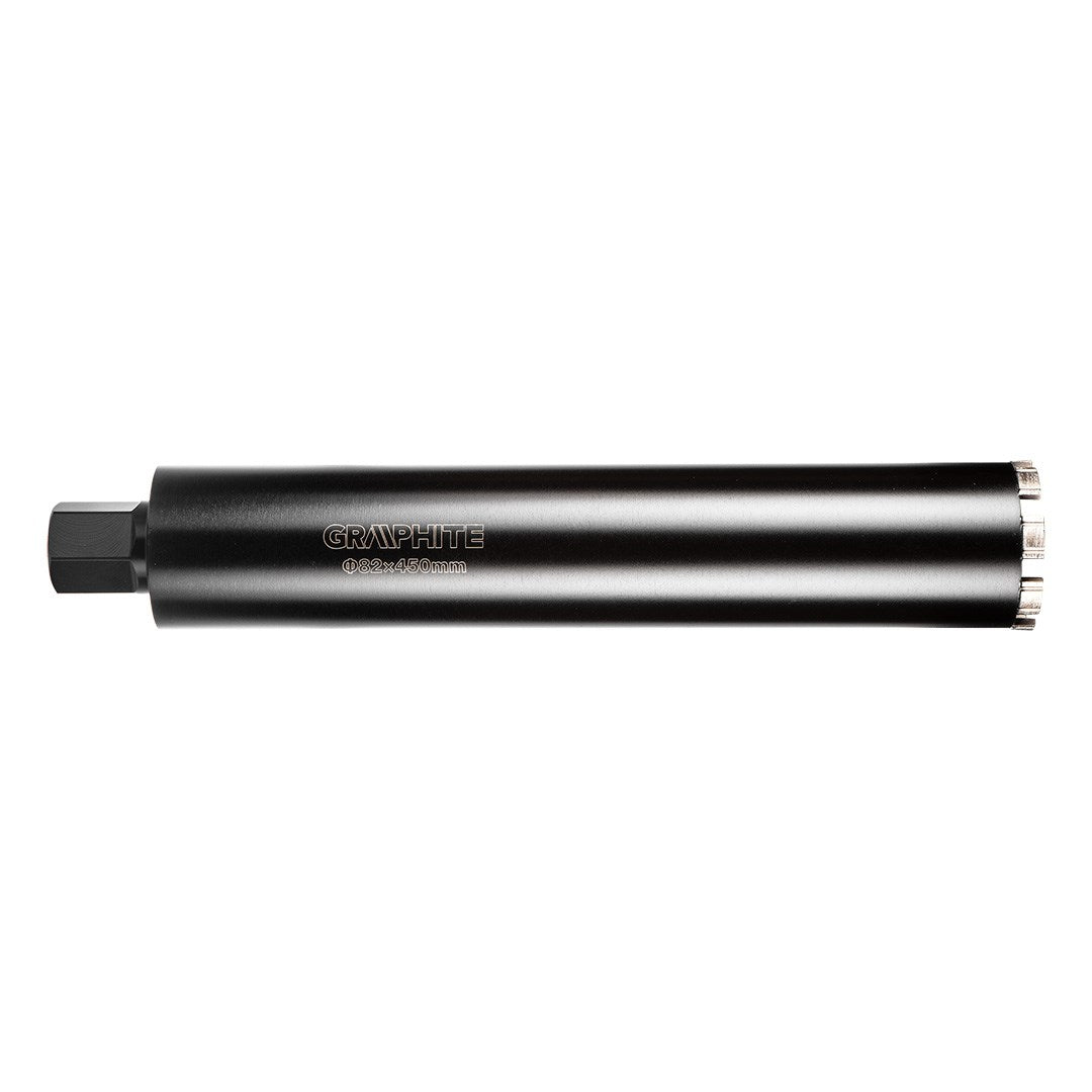 GRAPHITE Diamond Holesaw 82 mm for 58G540 2468 g 100 mm Width Model 57H861