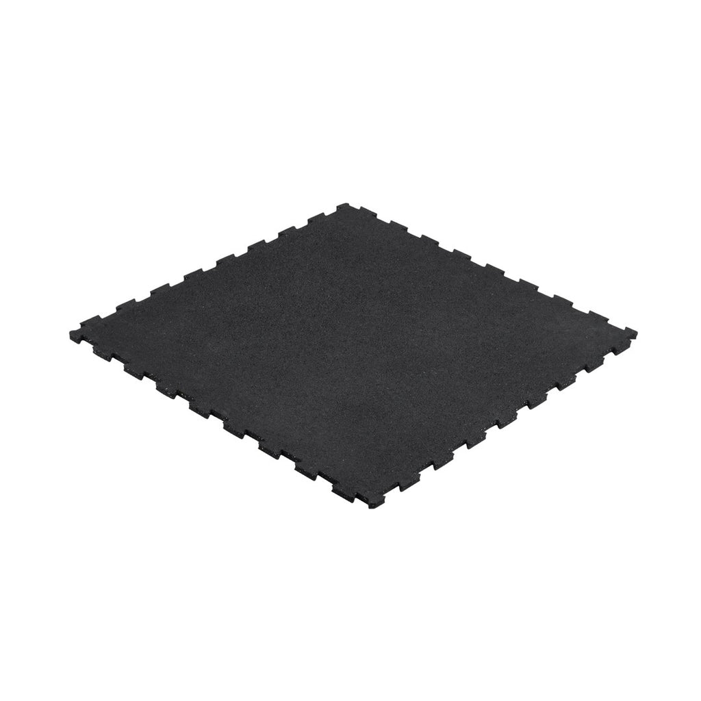 Rubber floor  equipment mat  puzzle 1m  20mm  blac