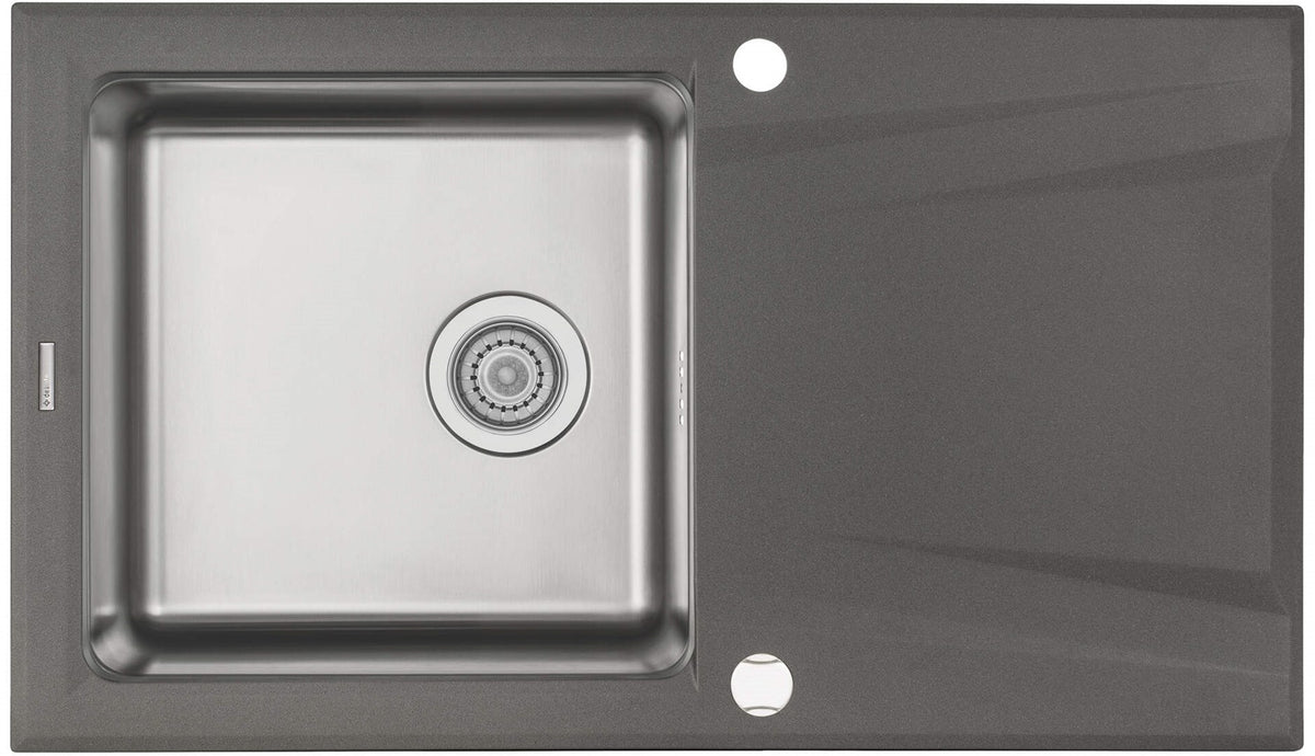 deante Sink Granite-Steel 1 Bowl with Integrated Drainer 940x270x600 mm Model ZSR_T113