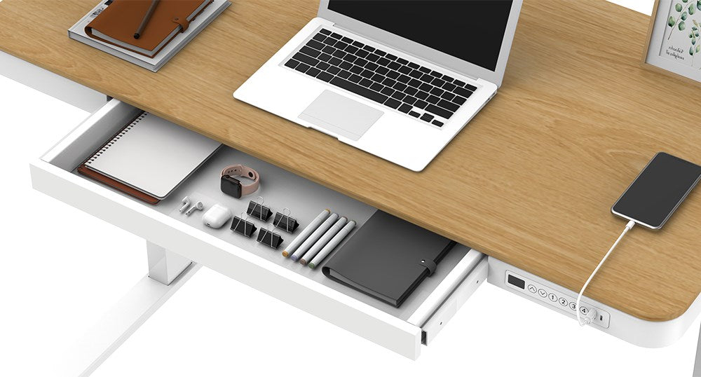 Activejet Desk ET119S Electric Height Adjustable White Oak 120x60