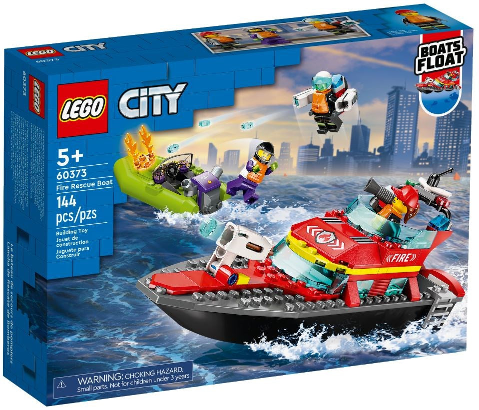LEGO CITY Fire Rescue Boat 60373
