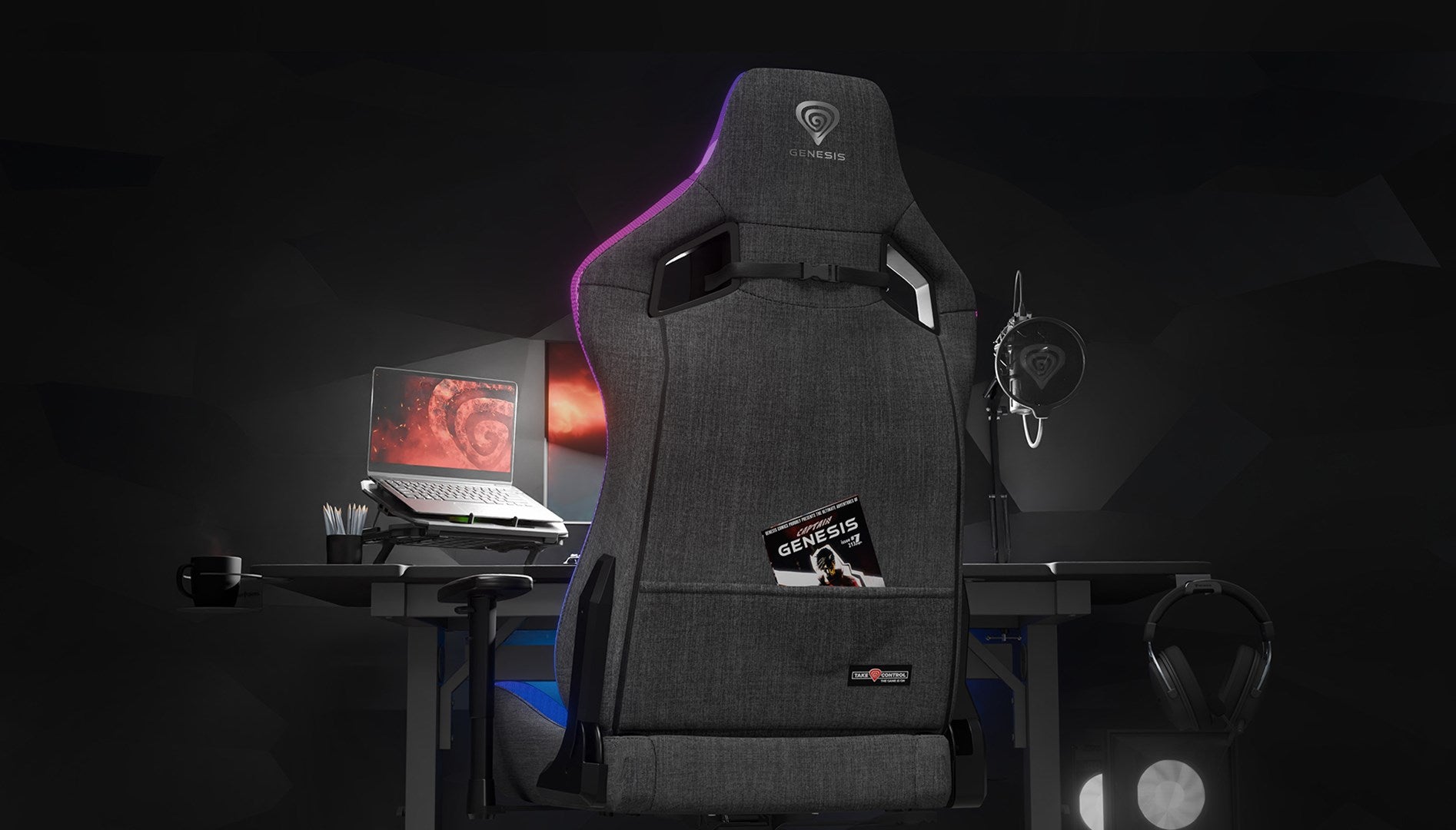 GENESIS NFG-2246 Gaming Chair with RGB Backlighting