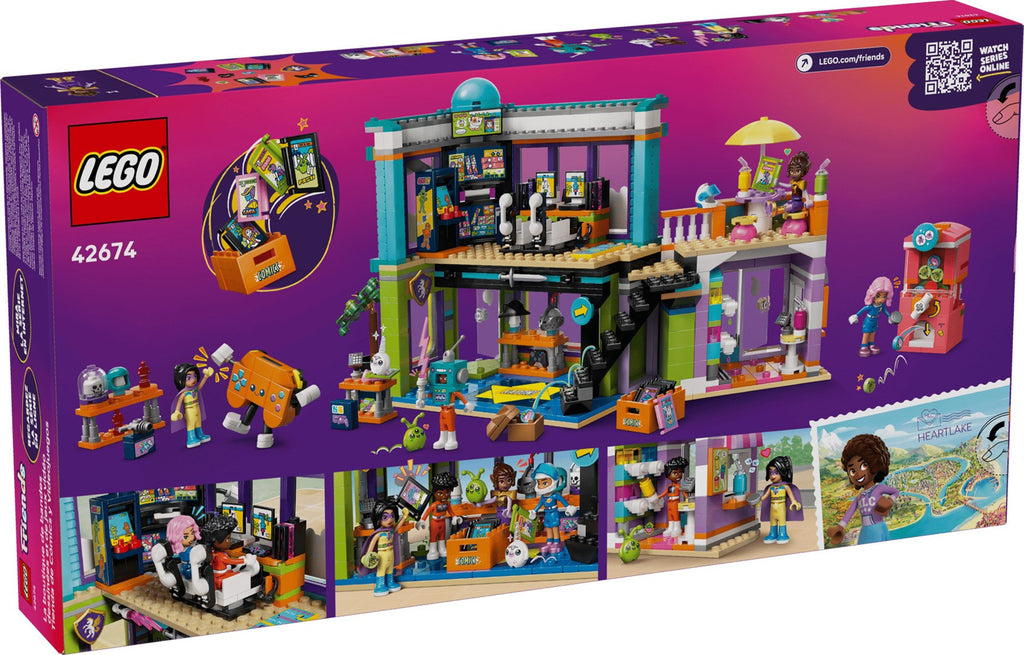 LEGO FRIENDS Comic Book and Game Store Set, 1005 Pieces, Ages 9+, Model 42674