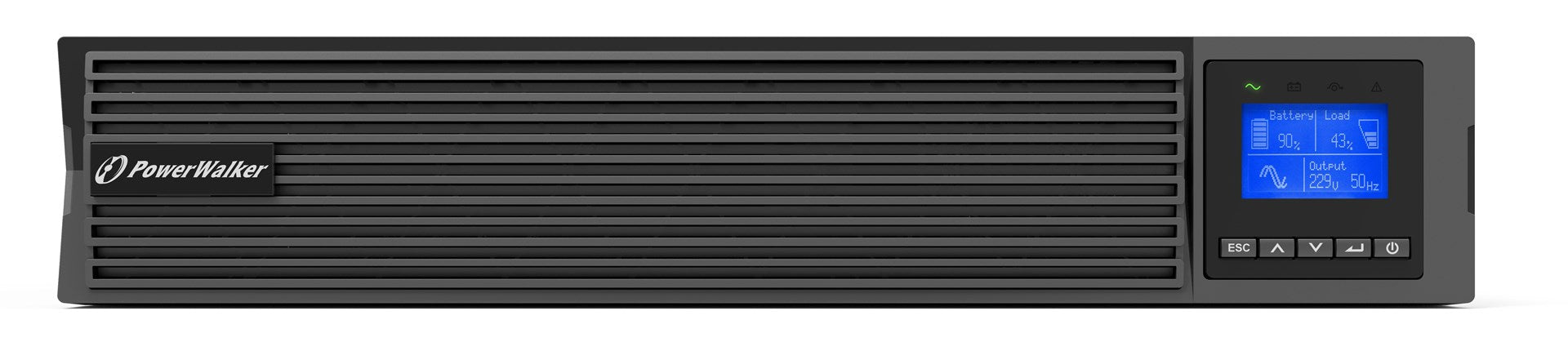 PowerWalker VFI 1500 ICR IoT Double-conversion UPS 1.5 kVA 1500 W 8 AC outlets