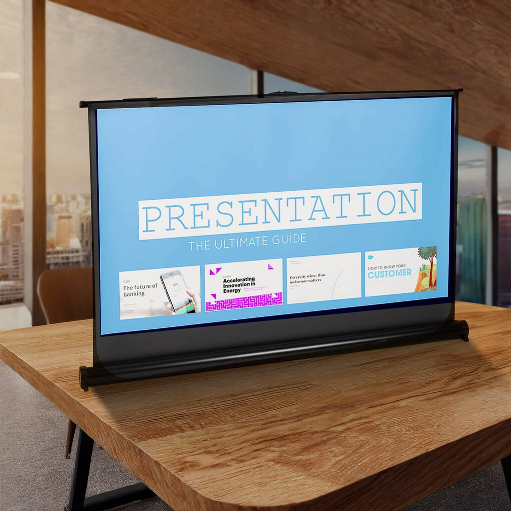 Maclean Portable Projection Screen, 40 inch, 16:9,91 cm Width, 1800 g, Model MC-962