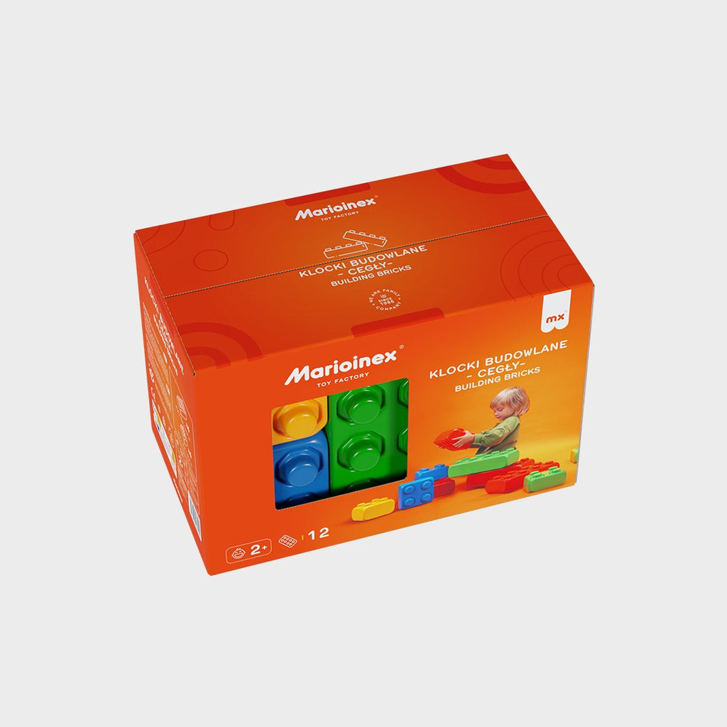 Marioinex ‘Brick’ Building Blocks Set, 12 Pieces, Model 908495