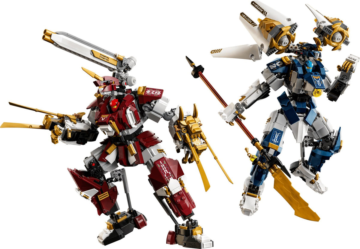 LEGO NINJAGO Building Blocks 71870 The Twin Titan Mechs - 1707 Pieces - 3 Minifigures - Ages 12+