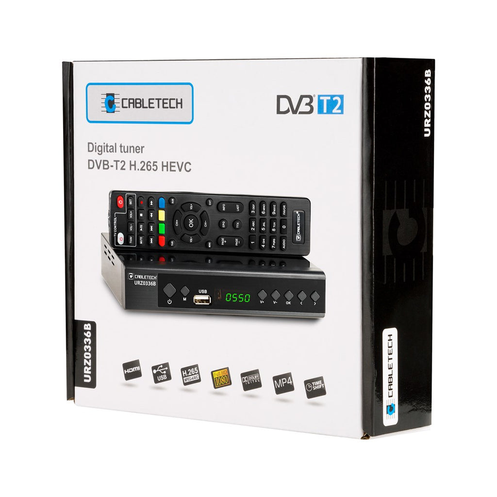 Cabletech DVB-T2 Decoder H.265 HEVC URZ0336