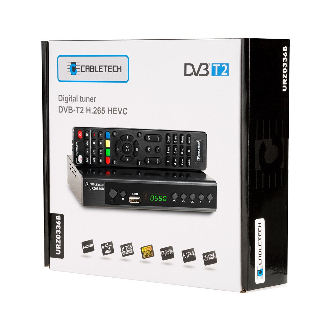 Cabletech DVB-T2 Decoder H.265 HEVC URZ0336