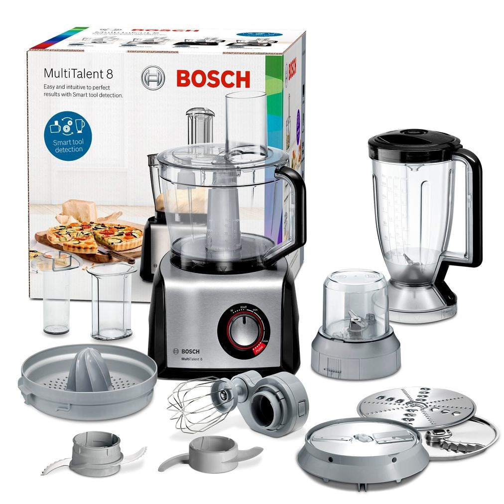 Bosch MC812M844 food processor 1250 W 3.9 L Black  Stainless steel